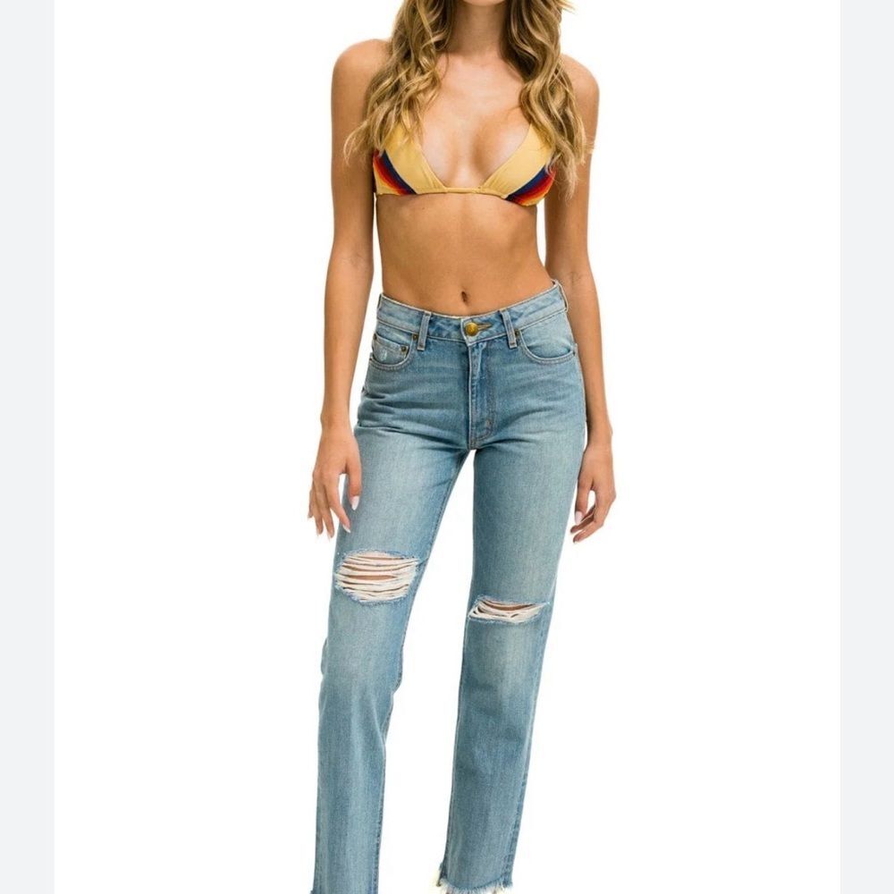 Aviator Nation MID RISE CANYON JEAN - VINTAGE